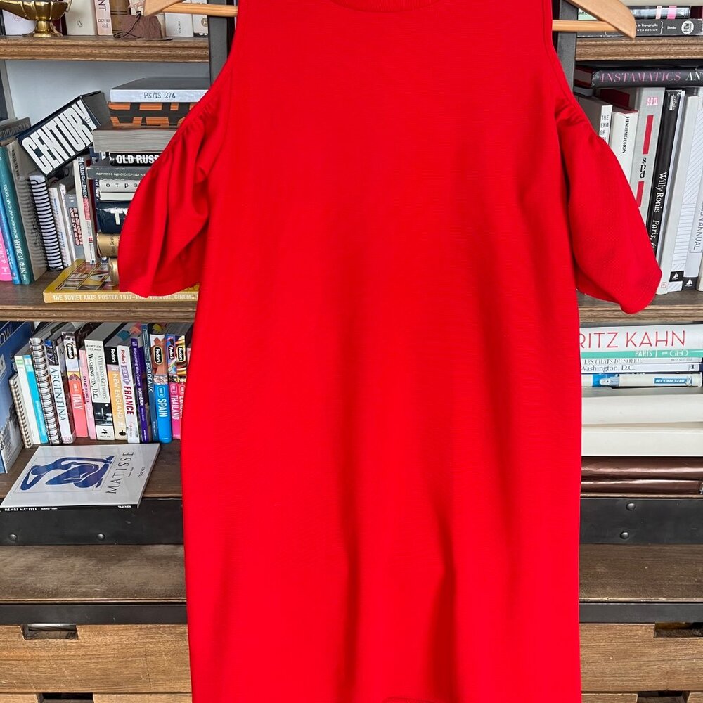Zara Basic Collection Women's Red Cold Shoulder B… - image 7